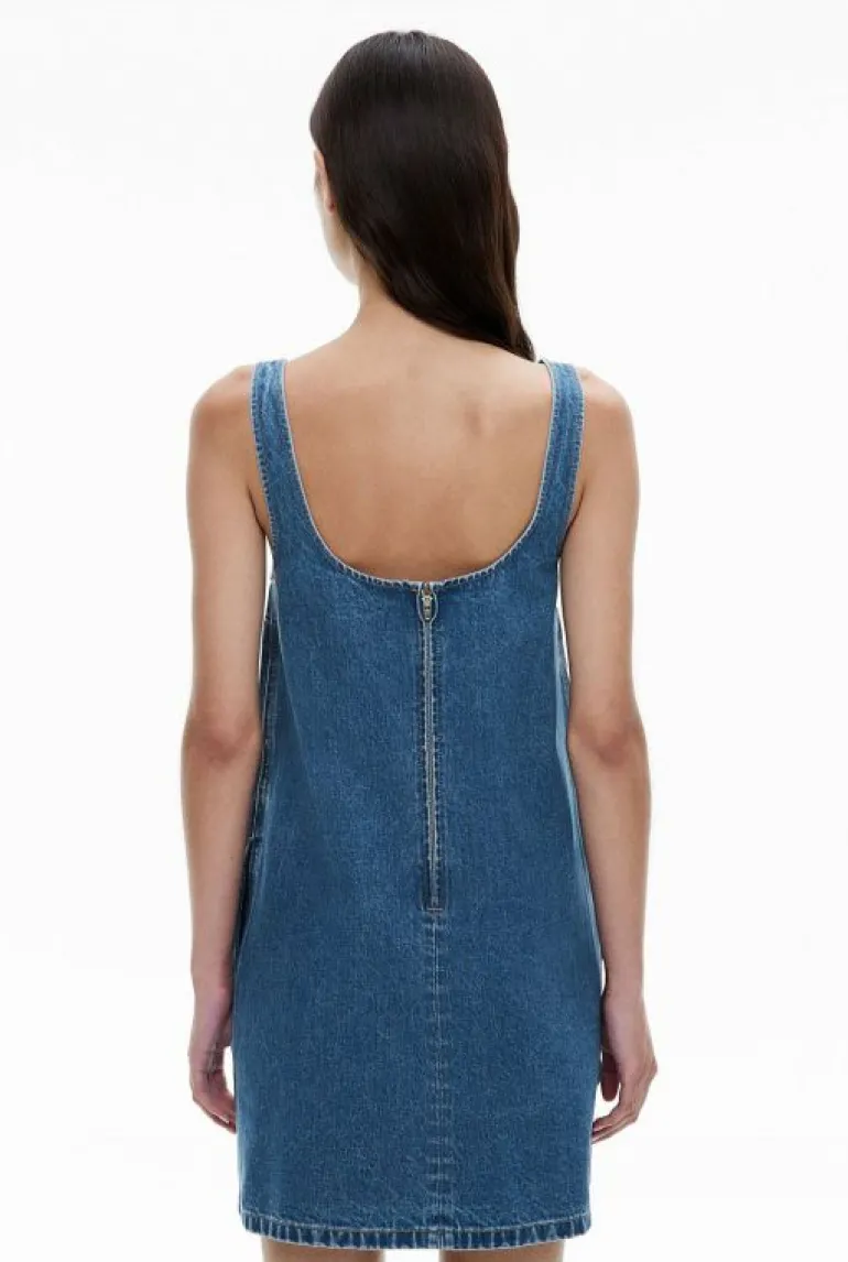 Dresses^Witchery A Line Denim Dress Indigo