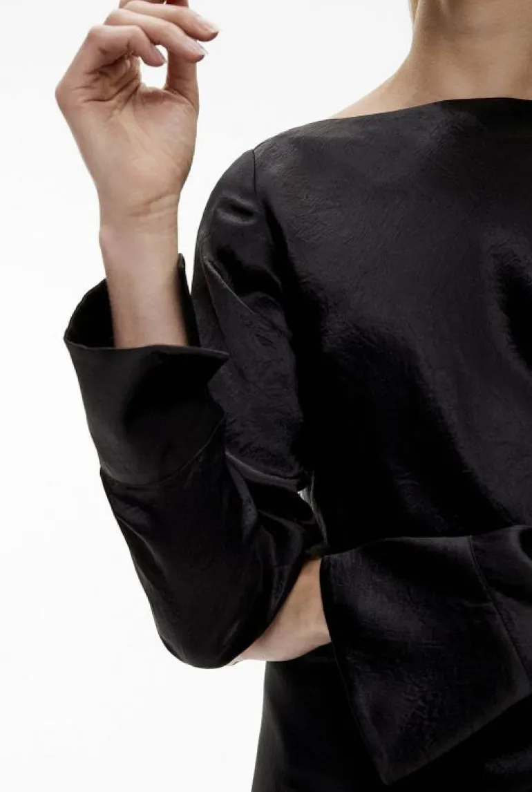 Sale | Dresses^Witchery Acetate Long Sleeve Midi Dress Black