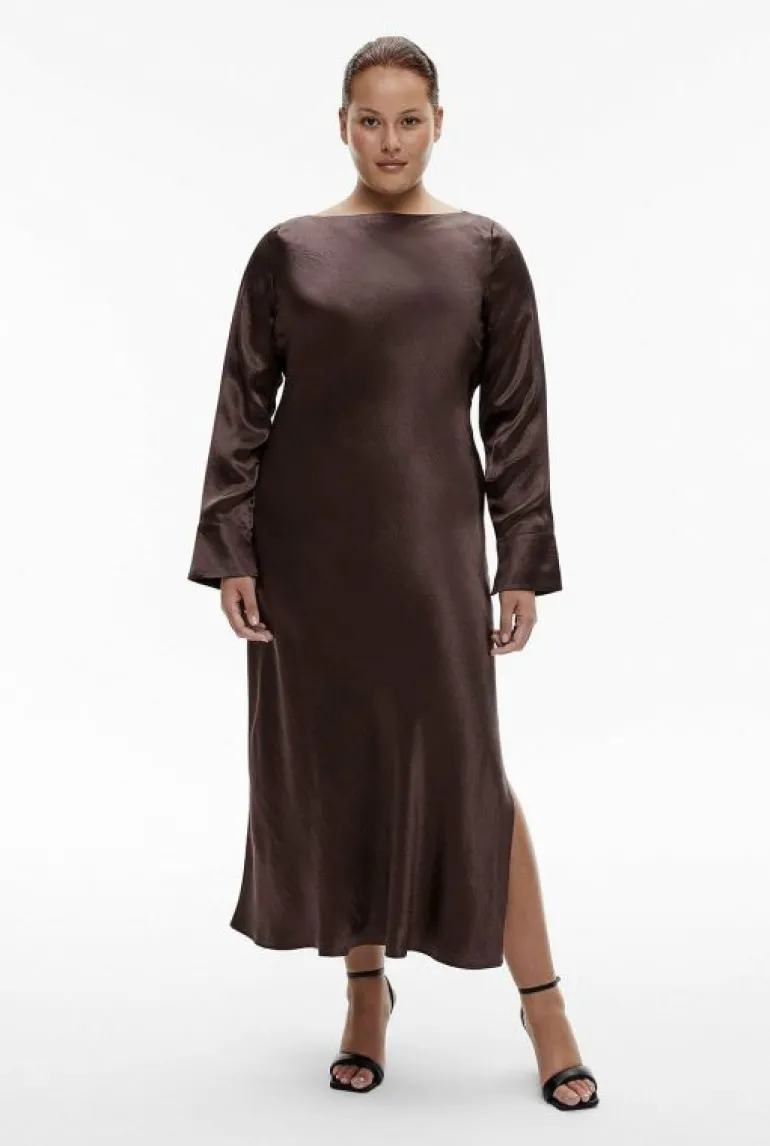 Sale | Dresses^Witchery Acetate Long Sleeve Midi Dress Black