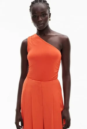 Sale | Tops & T Shirts^Witchery Asymmetric Drape Tank Tangerine