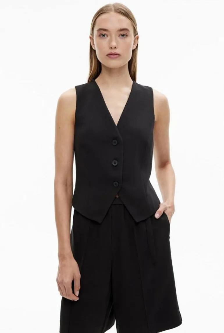 Tops & T Shirts | Jackets & Coats^Witchery Belt Back Vest Black