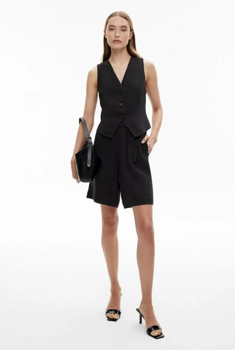 Tops & T Shirts | Jackets & Coats^Witchery Belt Back Vest Black