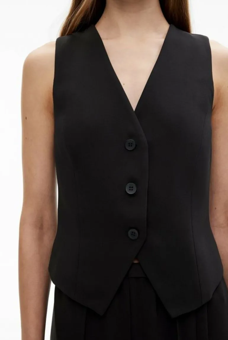 Tops & T Shirts | Jackets & Coats^Witchery Belt Back Vest Black