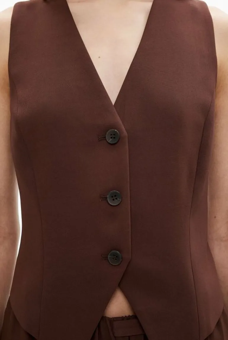 Tops & T Shirts | Jackets & Coats^Witchery Belt Back Vest Black