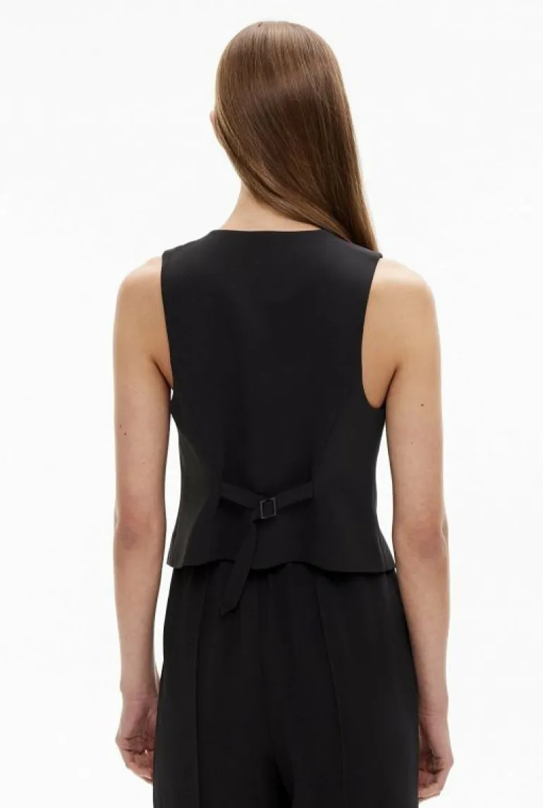 Tops & T Shirts | Jackets & Coats^Witchery Belt Back Vest Black