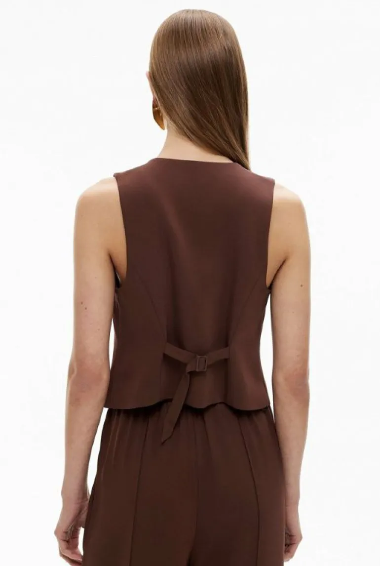 Tops & T Shirts | Jackets & Coats^Witchery Belt Back Vest Black