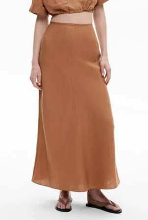 Sale | Skirts^Witchery Bias Linen Skirt Black