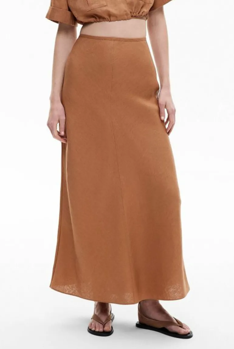 Sale | Skirts^Witchery Bias Linen Skirt Black
