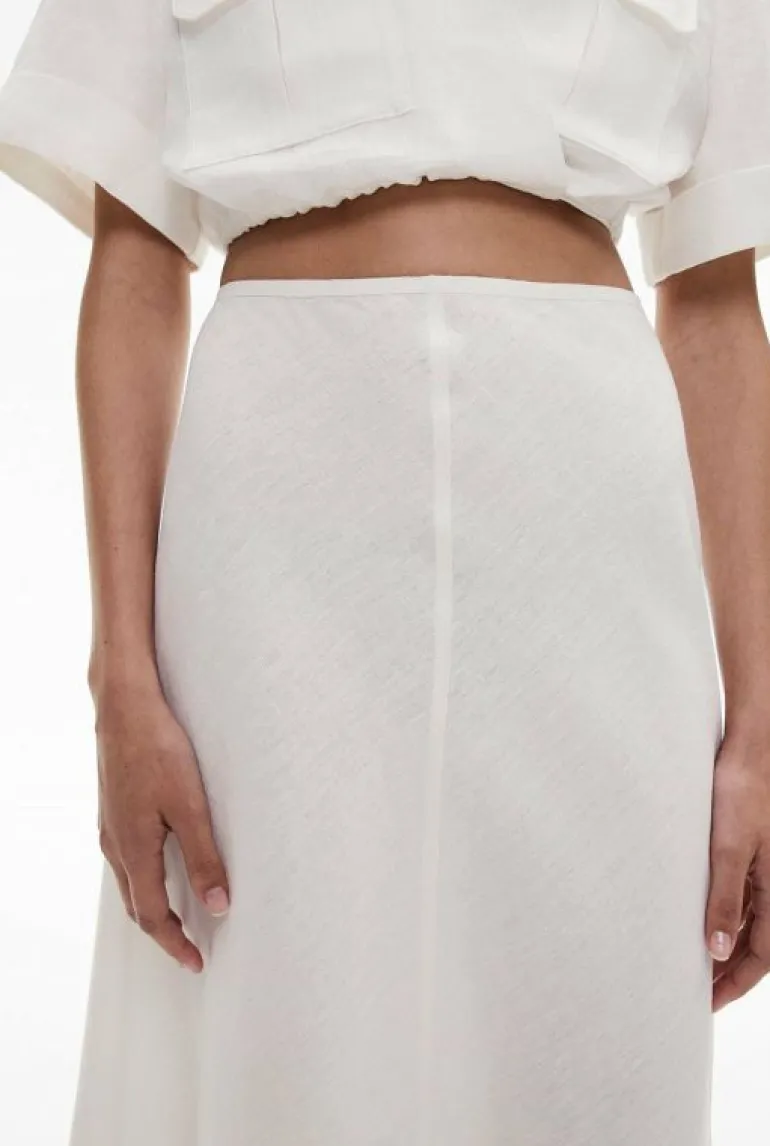 Sale | Skirts^Witchery Bias Linen Skirt FreshWhite