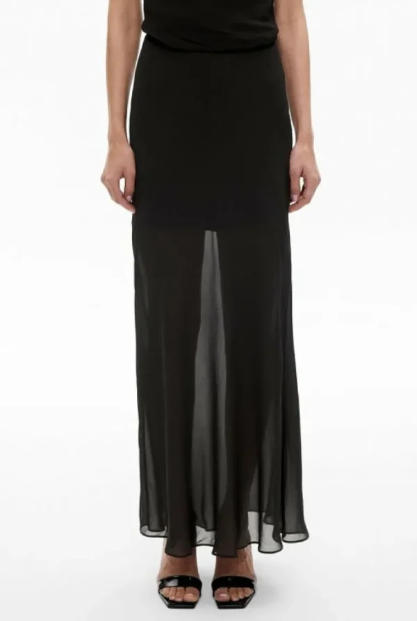 Skirts^Witchery Bias Maxi Skirt Black