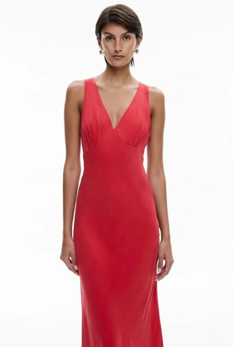 Dresses^Witchery Bias V Neck Dress Black