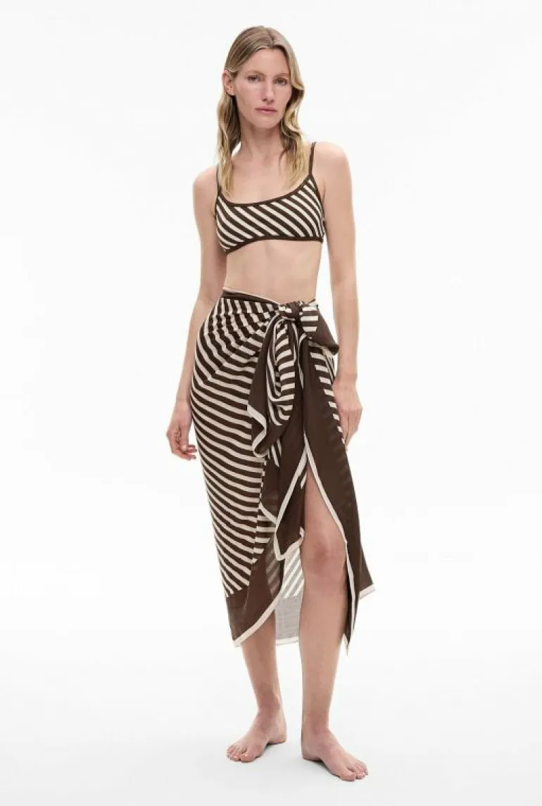Sale | Tops & T Shirts^Witchery Bikini Top ChocolateStripe