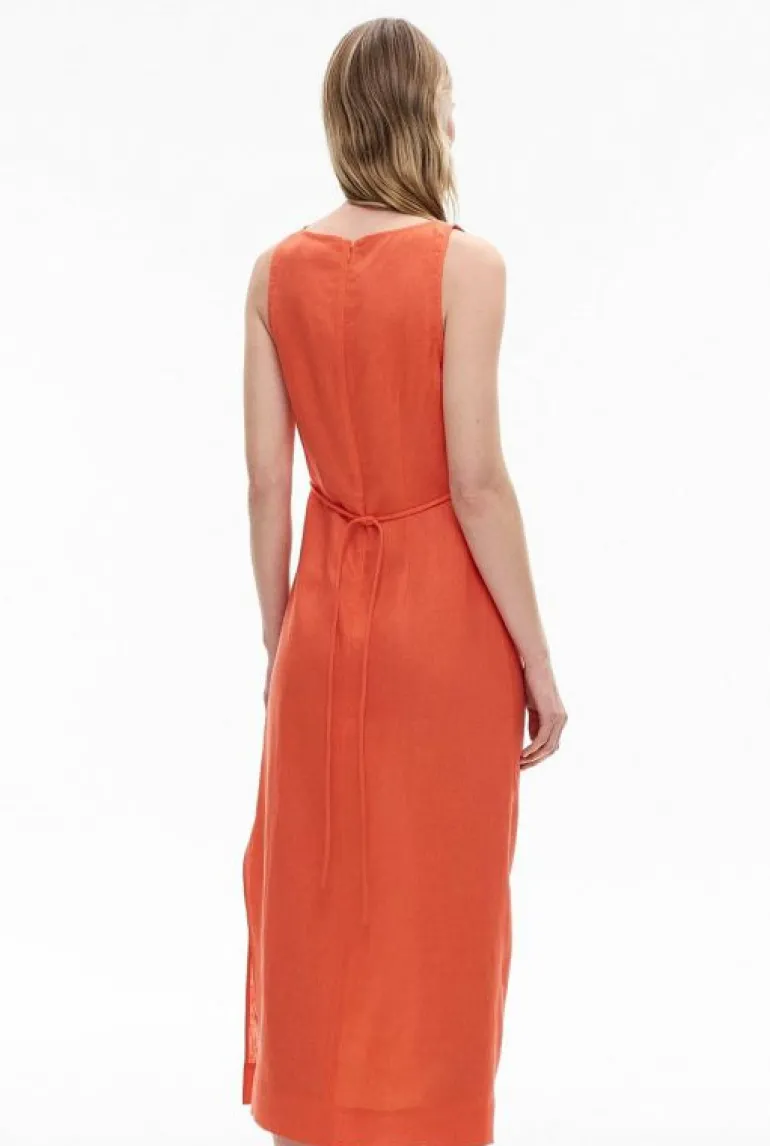 Sale | Dresses^Witchery Boat Neck Midi Dress Tangerine
