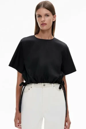 Tops & T Shirts | Shirts^Witchery Bubble Tie Shirt FreshWhite