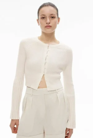 Sale | Tops & T Shirts^Witchery Button Front Knit FreshWhite