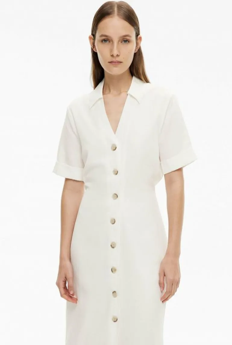 Sale | Dresses^Witchery Collared Button Dress FreshWhite