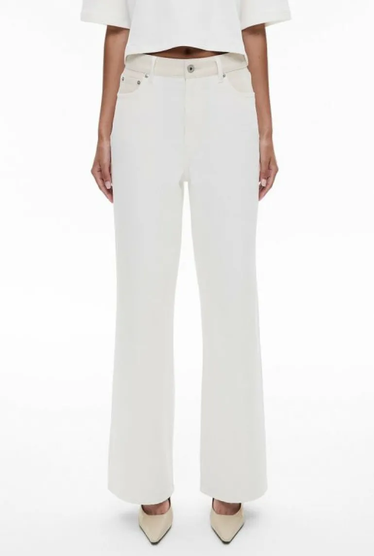 Denim & Jeans^Witchery Contrast Waistband Jean Parchment