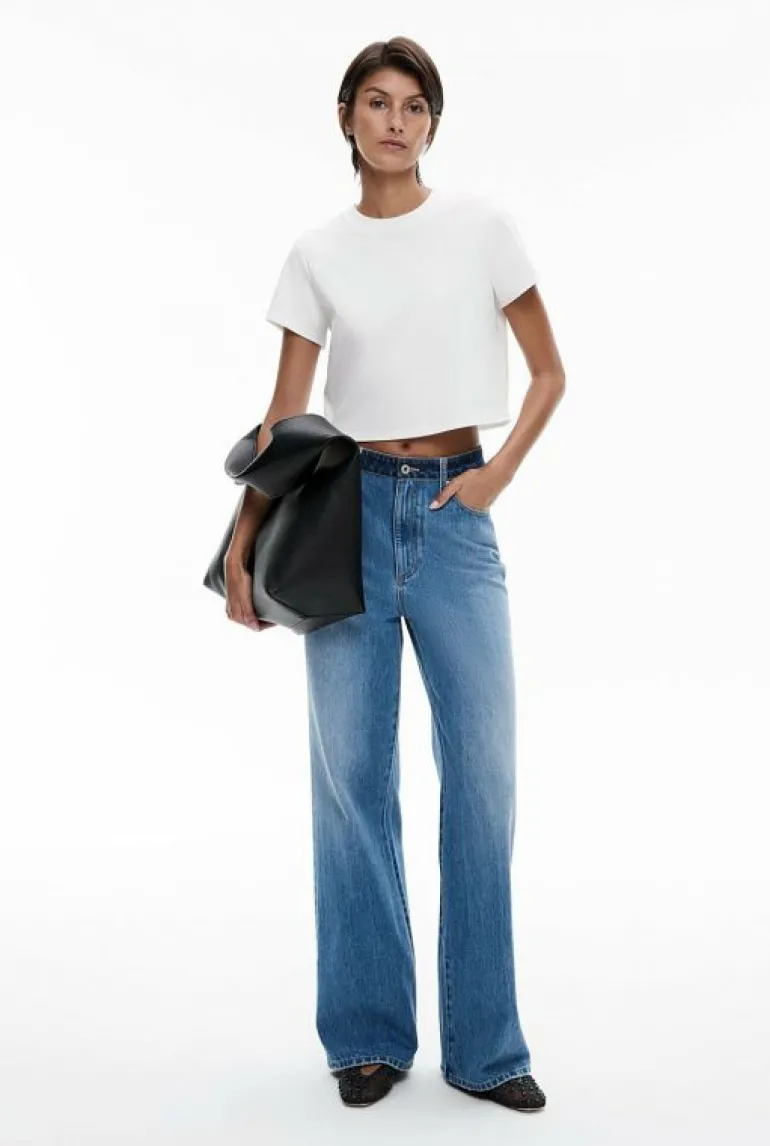 Denim & Jeans^Witchery Contrast Waistband Jean LightIndigo