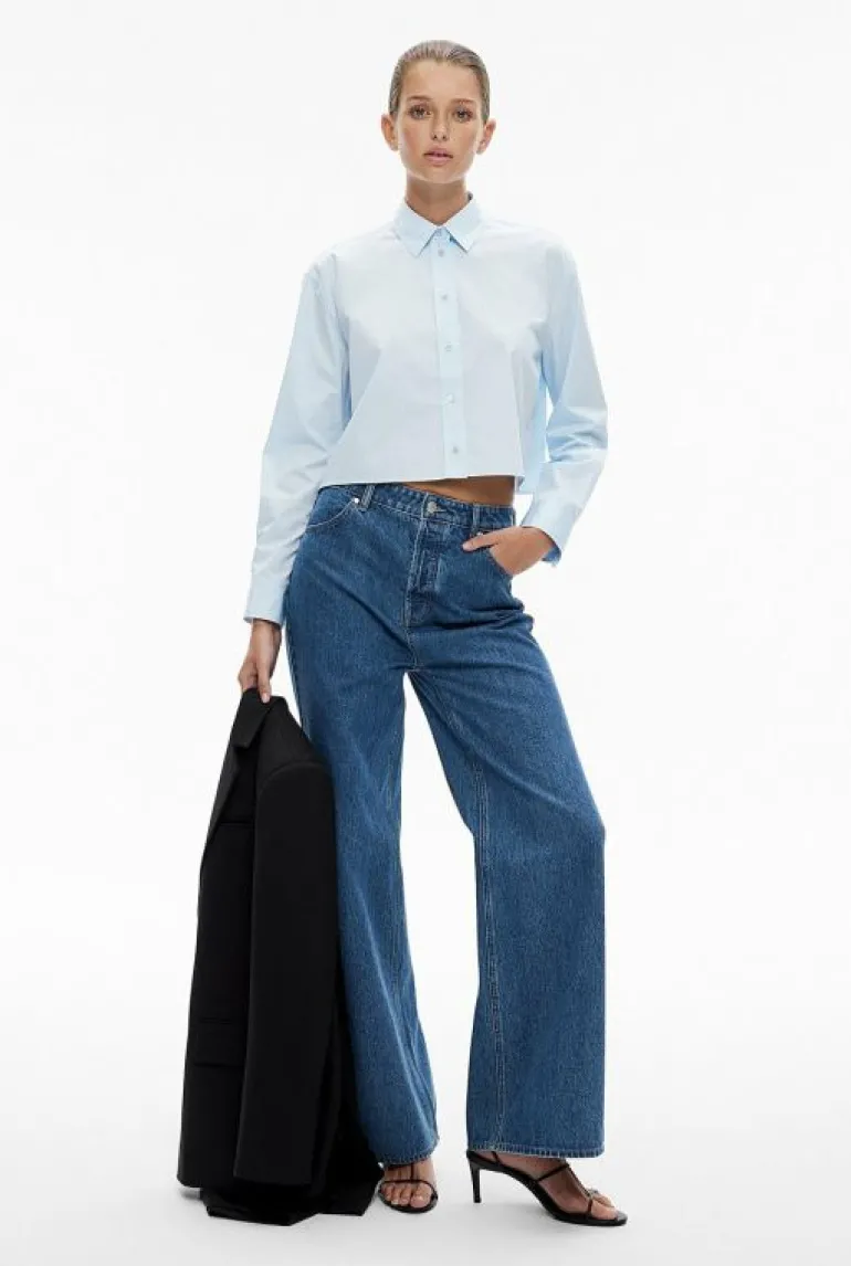 Sale | Shirts^Witchery Cotton Cropped Shirt Camel