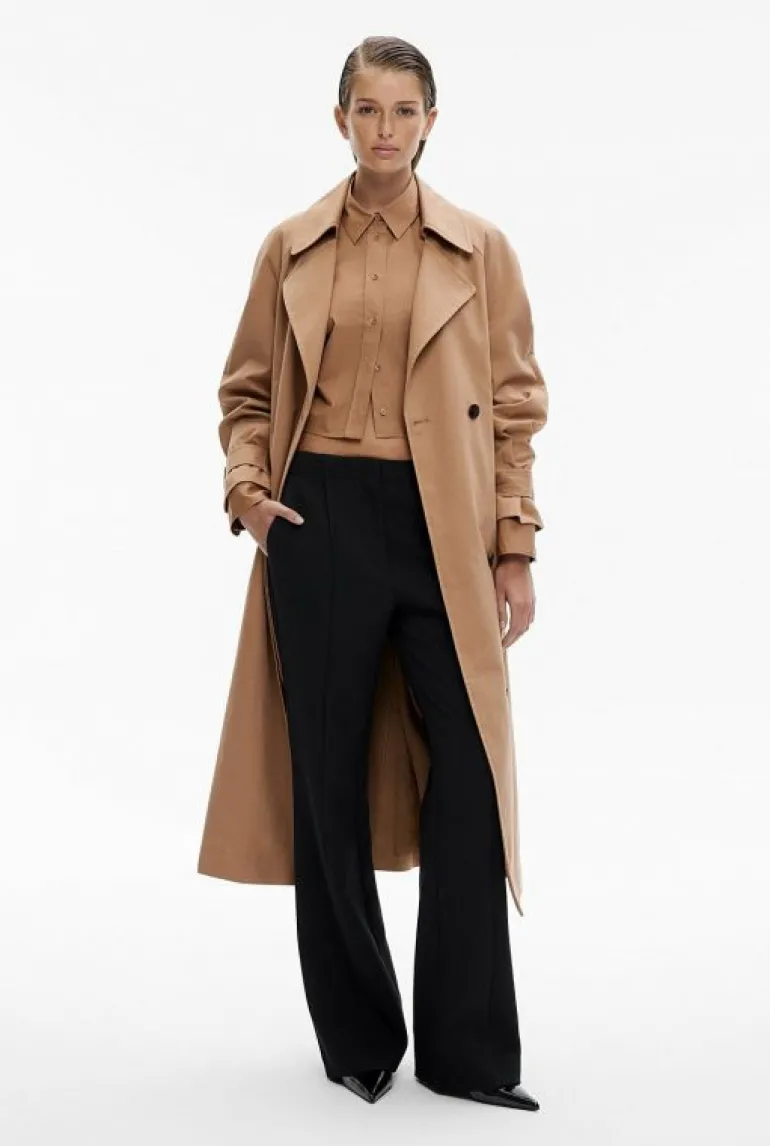 Sale | Shirts^Witchery Cotton Cropped Shirt Camel