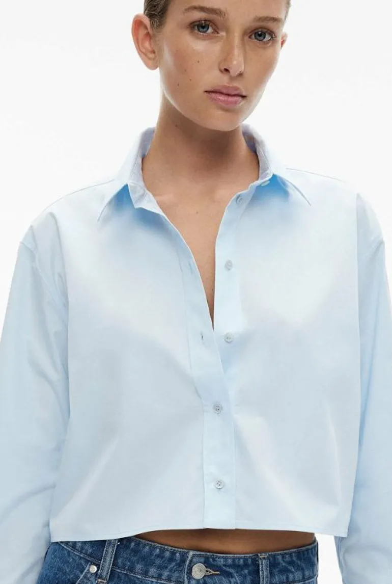 Sale | Shirts^Witchery Cotton Cropped Shirt Camel