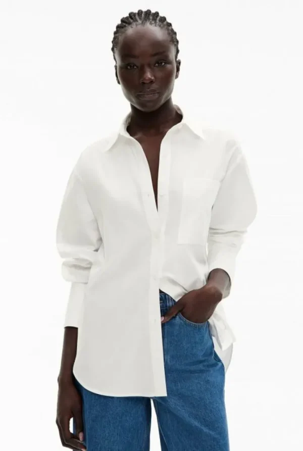 Shirts^Witchery Cotton Oxford Shirt FreshWhite