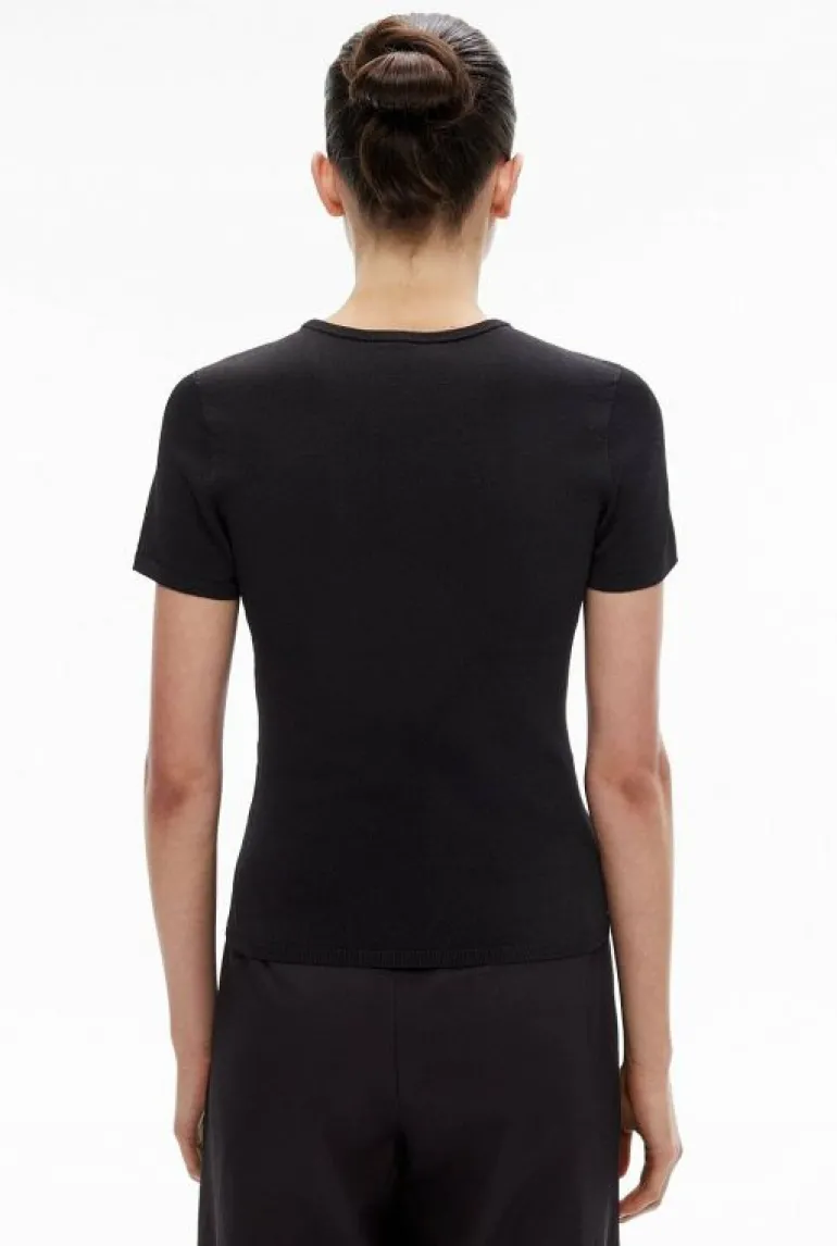 Sale | Tops & T Shirts^Witchery Crepe Knit Tee Black