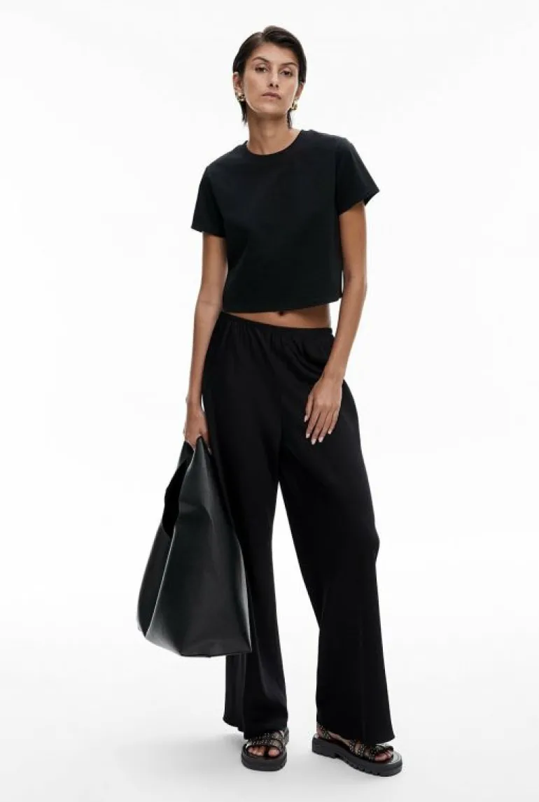 Tops & T Shirts^Witchery Crew Crop Tee Black