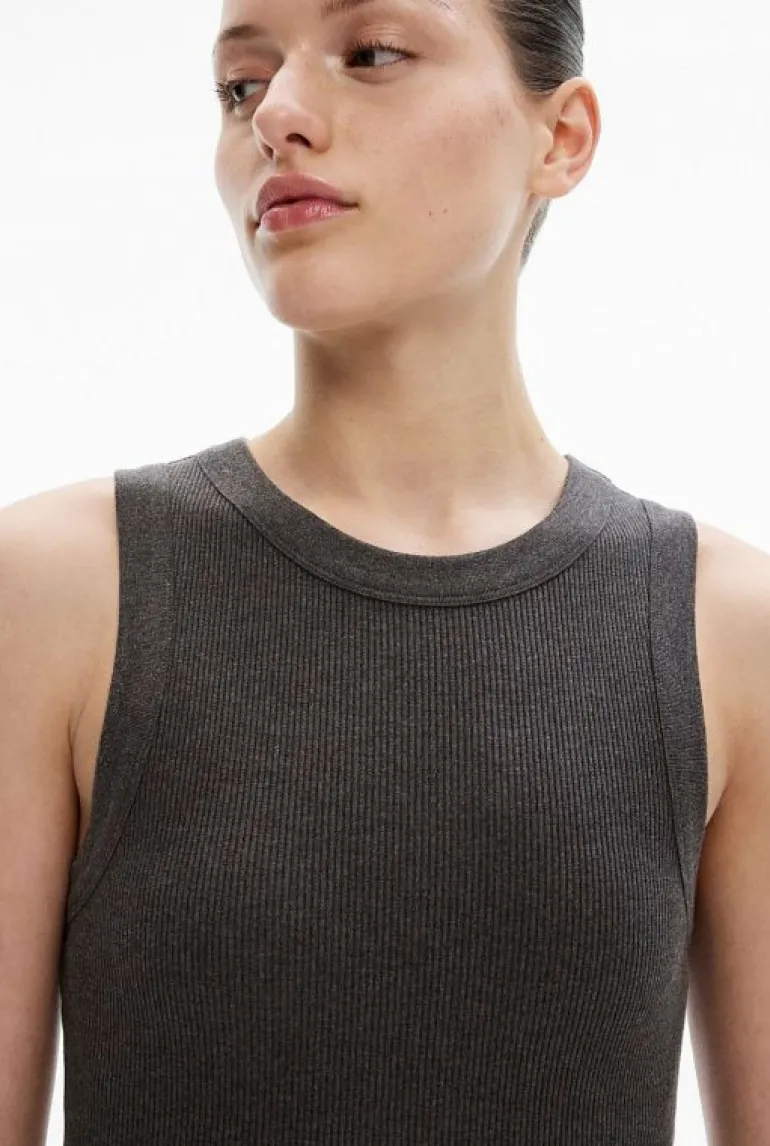 Sale | Dresses^Witchery Crew Rib Midi Dress CharcoalMelange