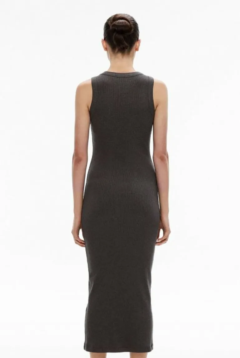 Sale | Dresses^Witchery Crew Rib Midi Dress CharcoalMelange