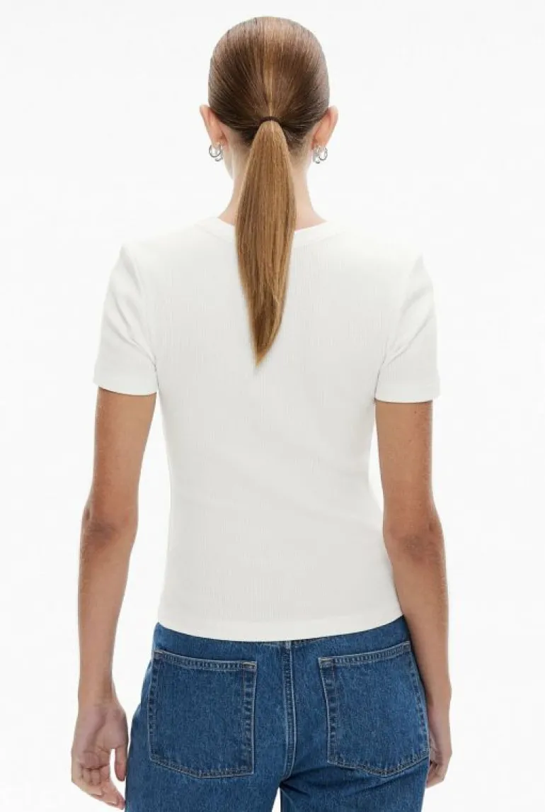 Tops & T Shirts^Witchery Crew Rib T-Shirt Black