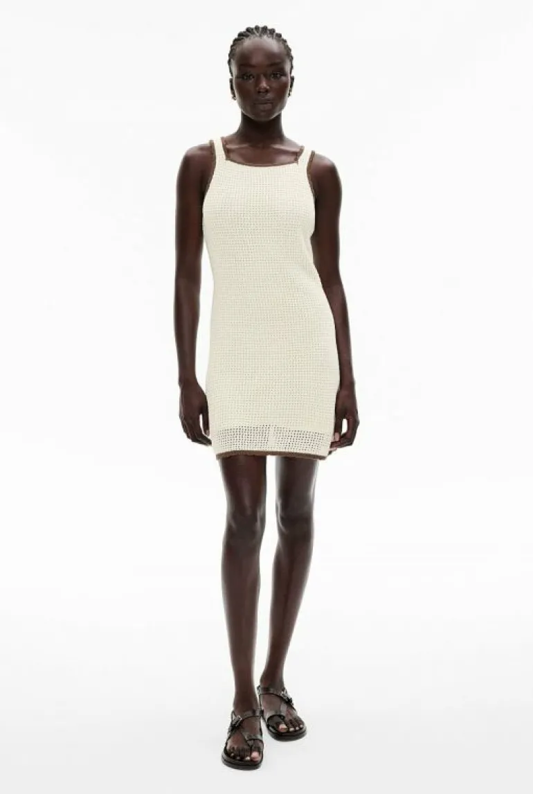 Dresses^Witchery Crochet Knit Dress Chalk