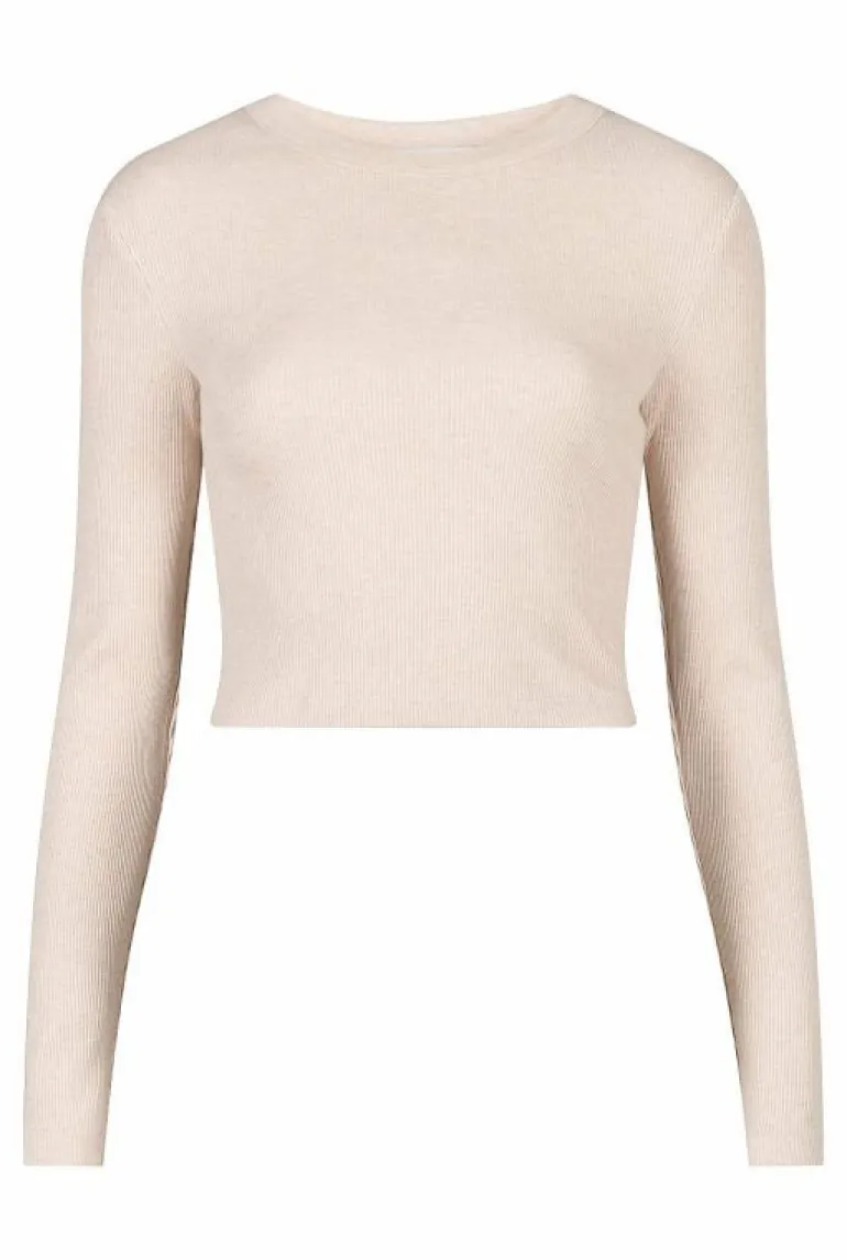 Sale | Tops & T Shirts^Witchery Crop Crew Rib Top FreshWhite