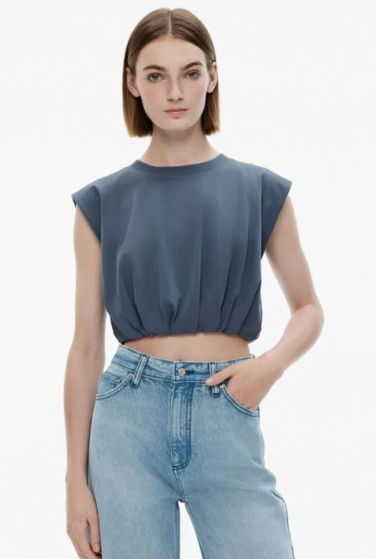 Sale | Tops & T Shirts^Witchery Crop Gather Tank SlateBlue