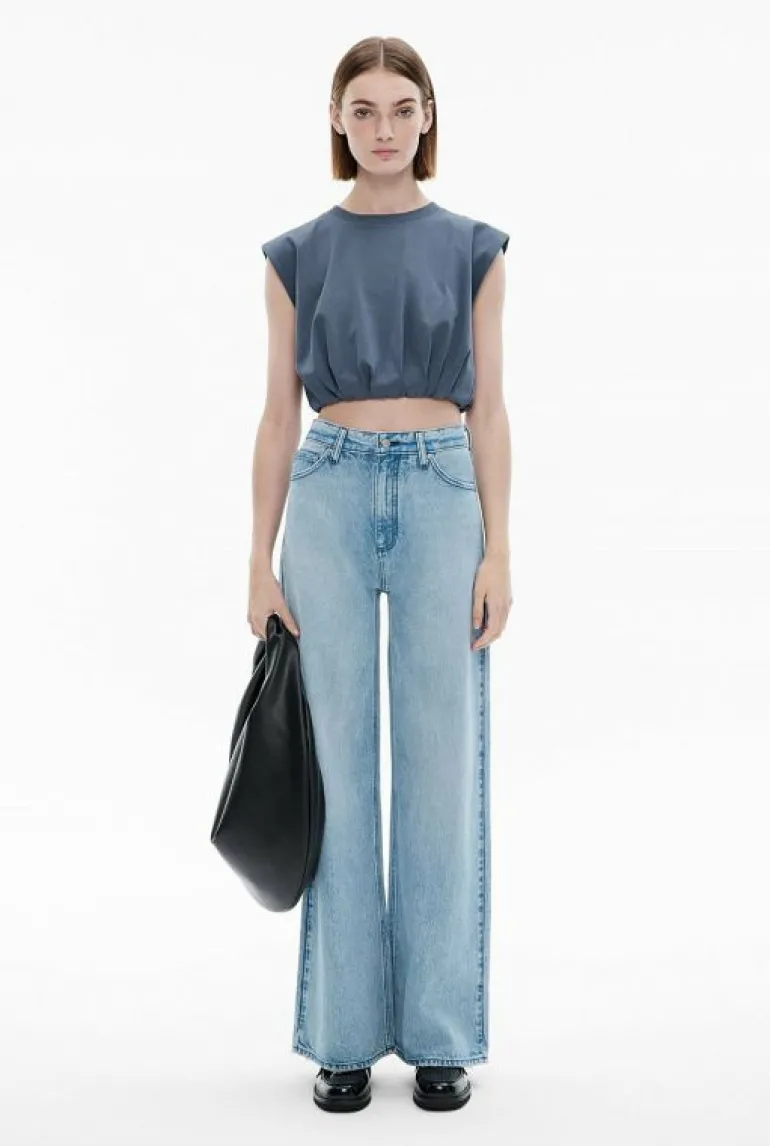 Sale | Tops & T Shirts^Witchery Crop Gather Tank SlateBlue