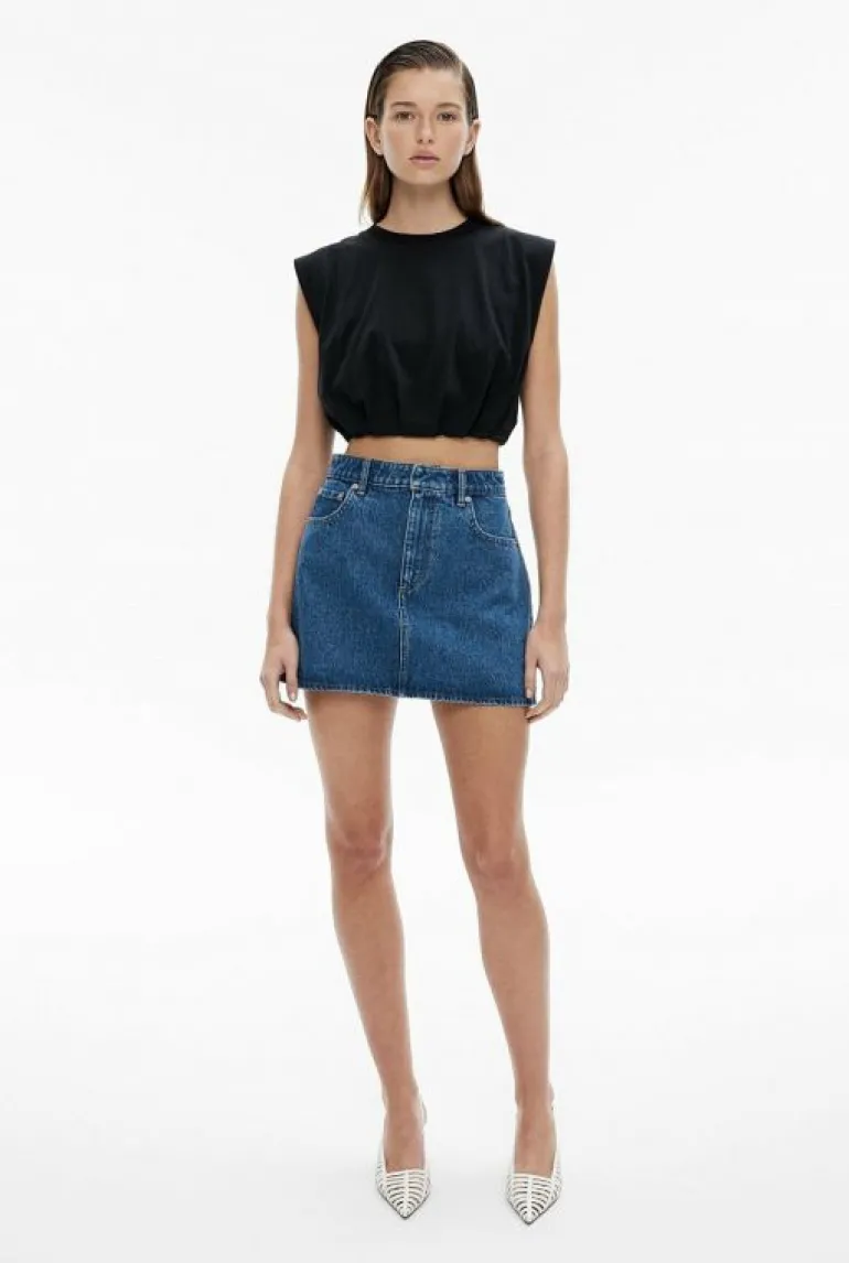 Sale | Tops & T Shirts^Witchery Crop Gather Tank SlateBlue