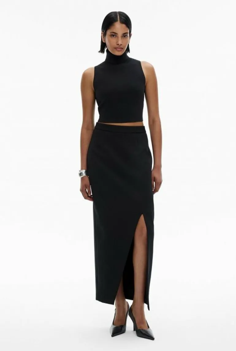 Sale | Tops & T Shirts^Witchery Crop High Neck Knit Black