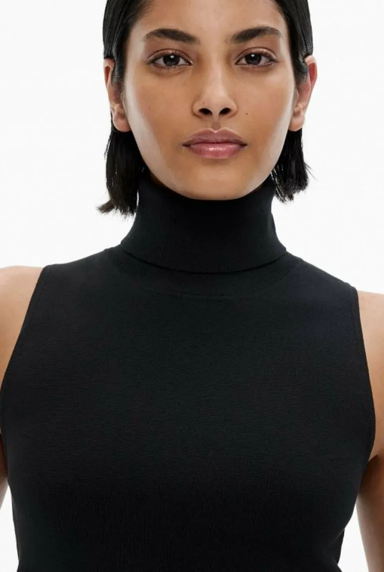 Sale | Tops & T Shirts^Witchery Crop High Neck Knit Black