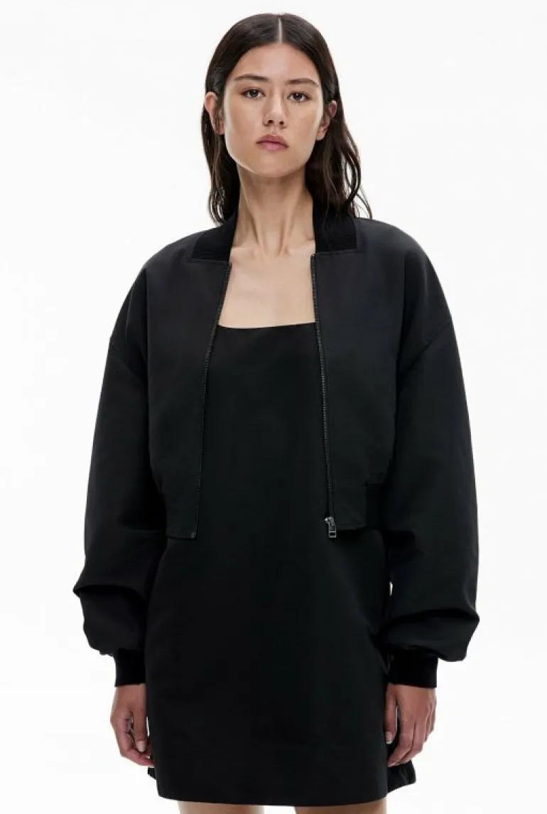 Jackets & Coats^Witchery Cropped Bomber Jacket Chalk