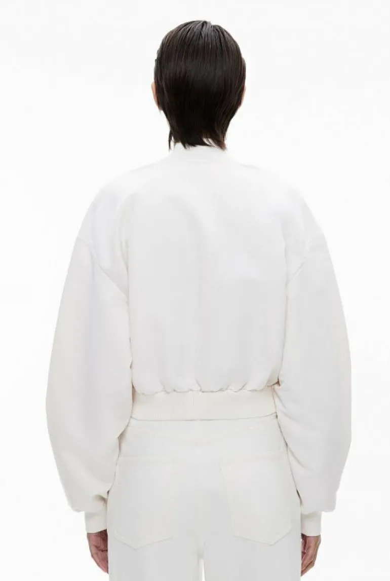 Jackets & Coats^Witchery Cropped Bomber Jacket Chalk