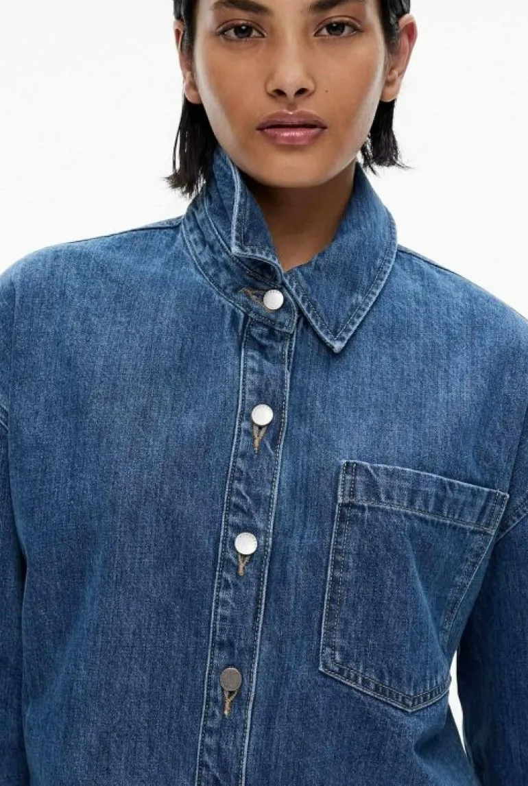 Sale | Shirts^Witchery Denim Crop Shacket Indigo