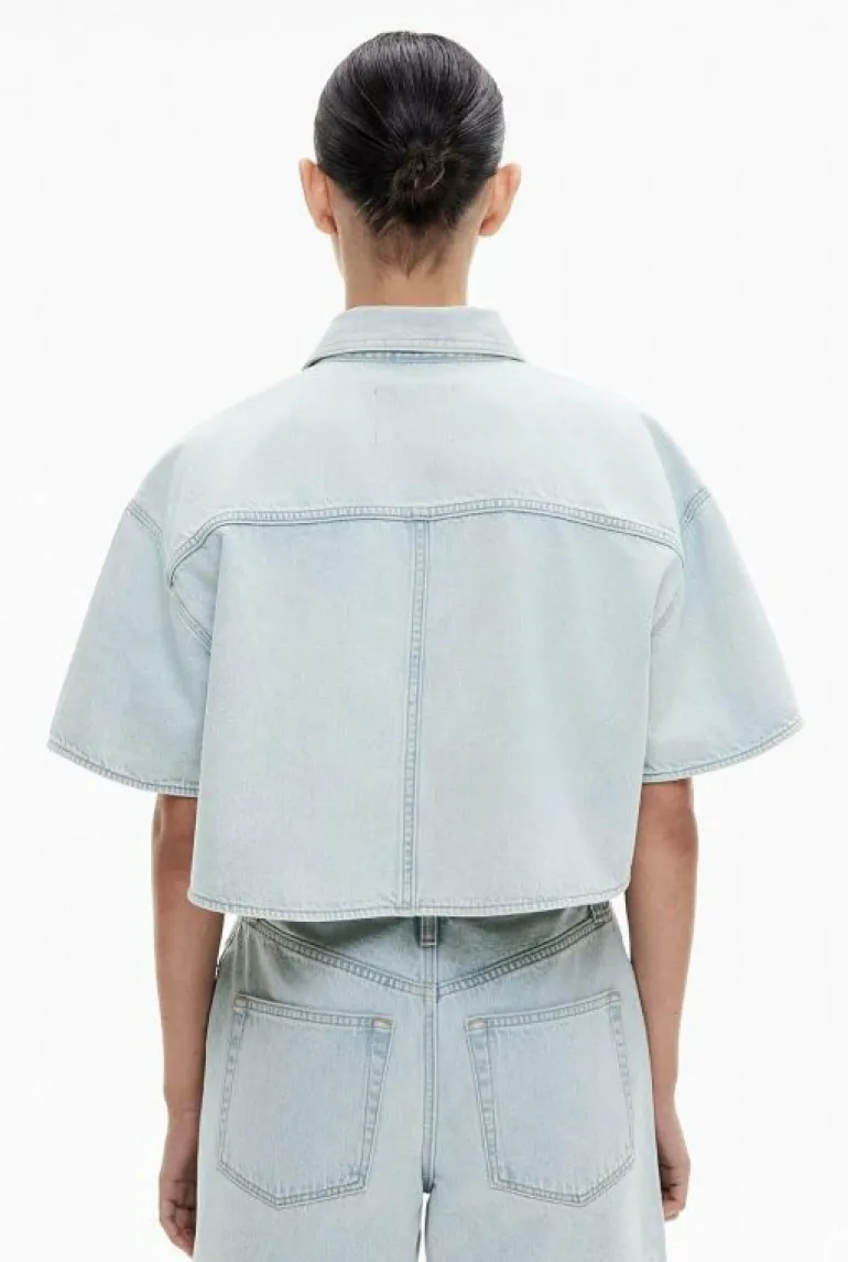Sale | Shirts^Witchery Denim Crop Shirt WashedDenim