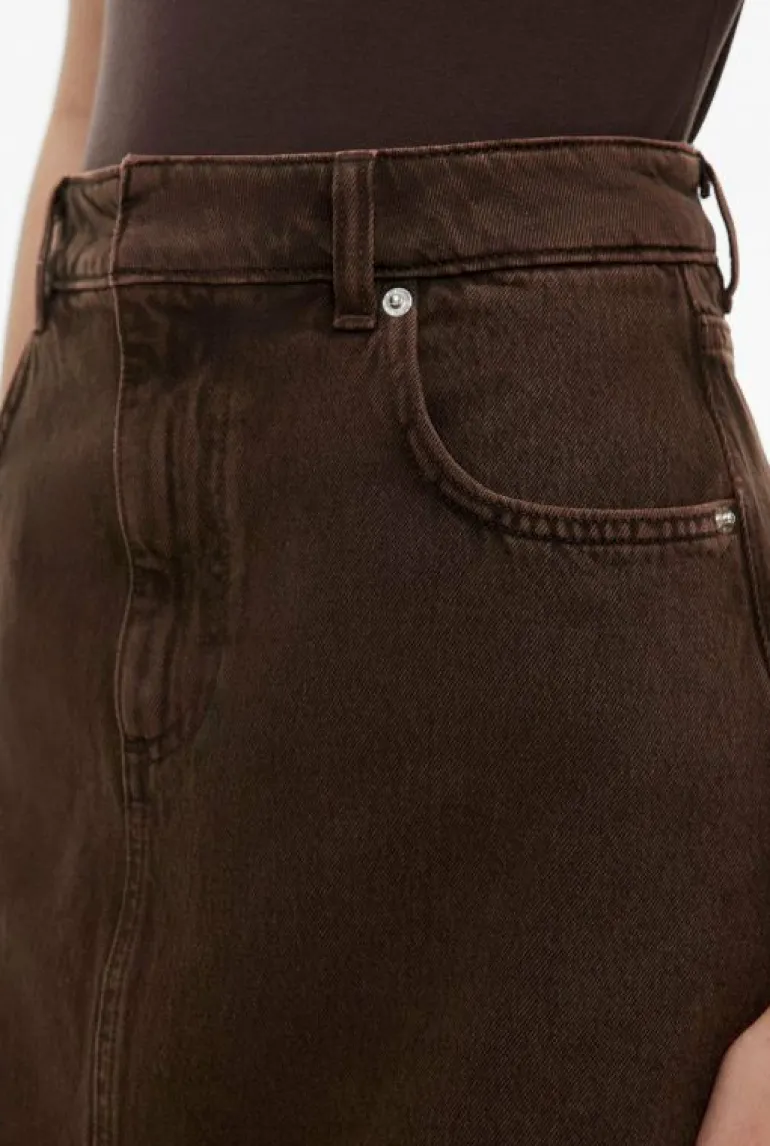 Sale | Skirts^Witchery Denim Mini Skirt ChocolateBrown