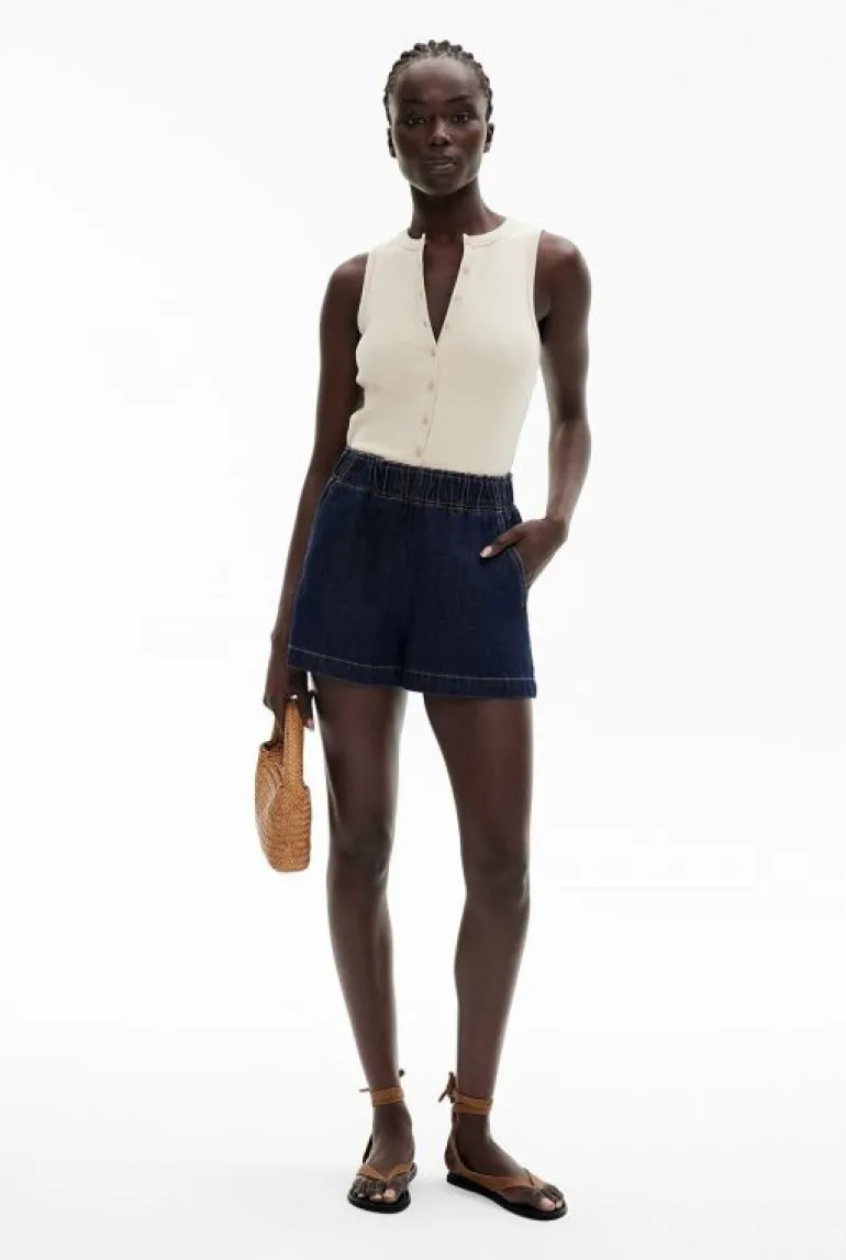 Shorts^Witchery Denim Pull On Short DarkIndigo