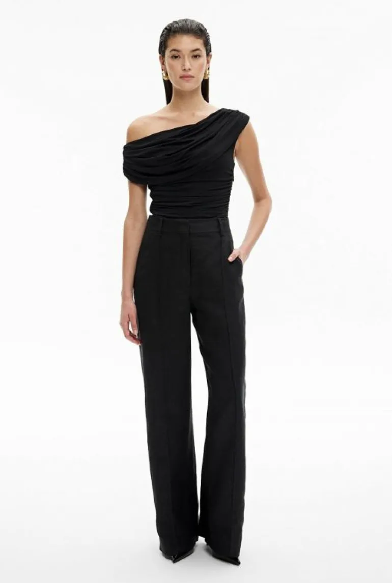 Tops & T Shirts^Witchery Drape Asymmetric Top Black