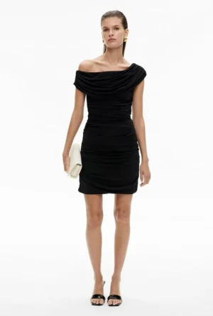 Sale | Dresses^Witchery Drape Mini Dress Black