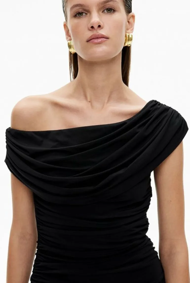 Sale | Dresses^Witchery Drape Mini Dress Black
