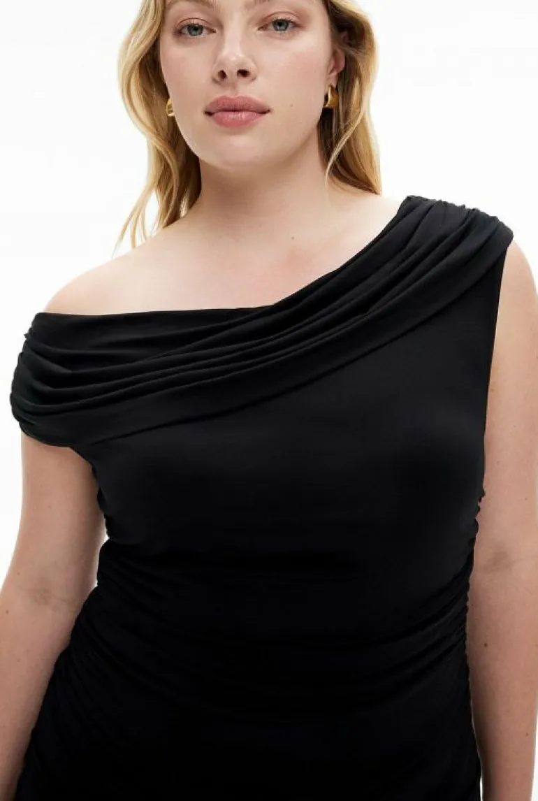 Sale | Dresses^Witchery Drape Mini Dress Black