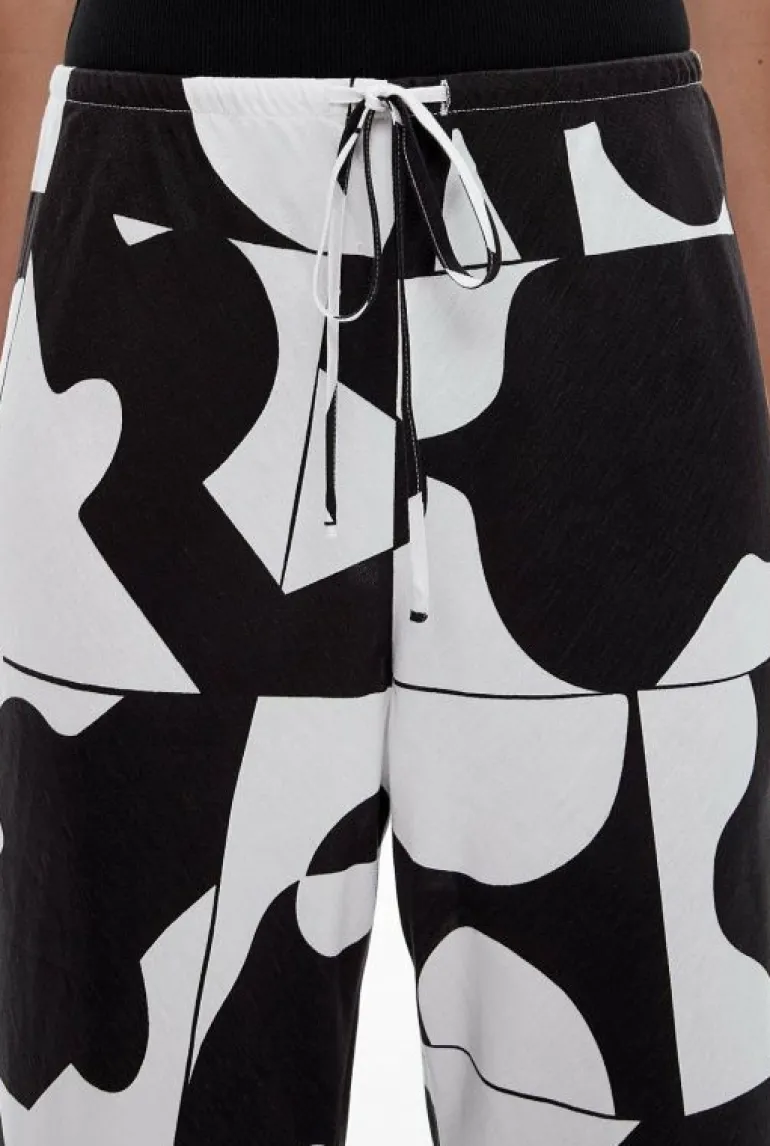 Pants^Witchery Elastic Pull On Pant GeoTileBlack