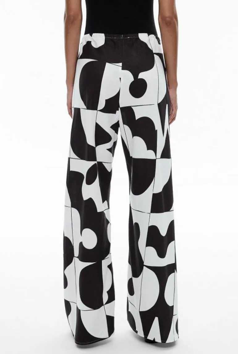 Pants^Witchery Elastic Pull On Pant GeoTileBlack